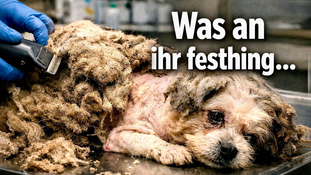 Was an ihrem Körper festhing…