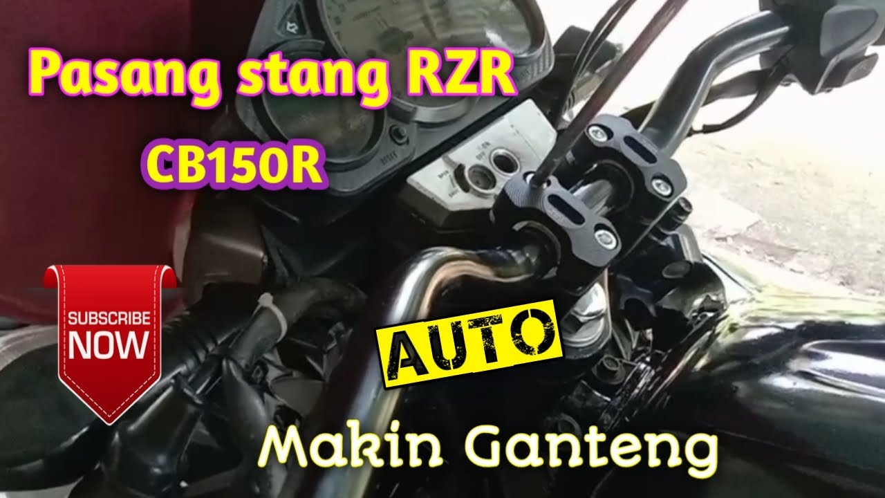 PASANG STANG RZR CB150R OLD // Auto Makin Ganteng