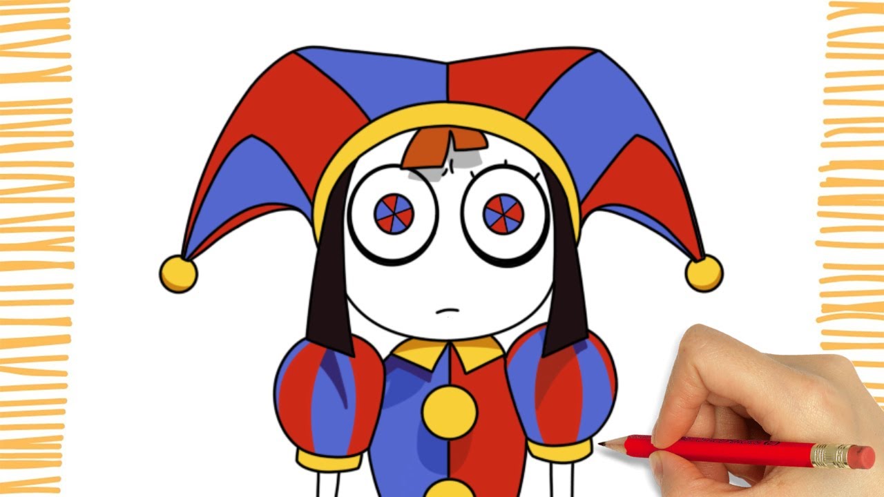 How To Draw a POMNI I THE AMAZING DIGITAL CIRCUS