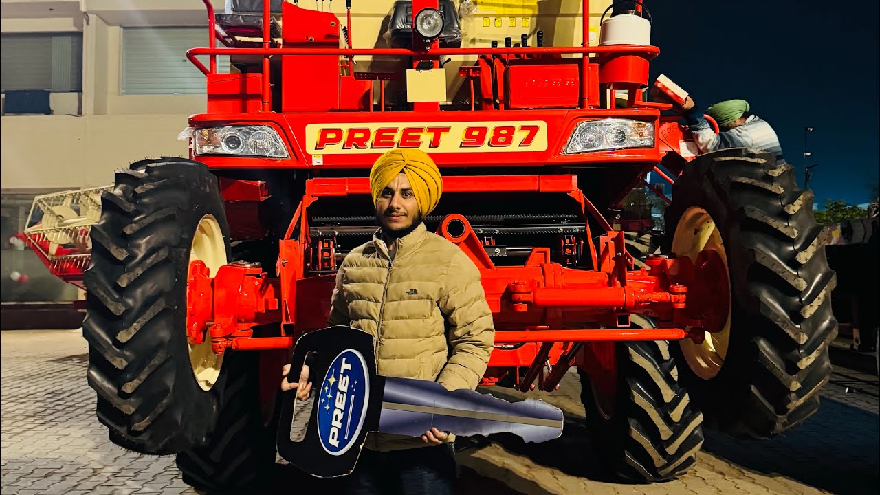 New preet combine full vlog and see the preet and Kartar company making the combine and tractor🚜🚜🚜
