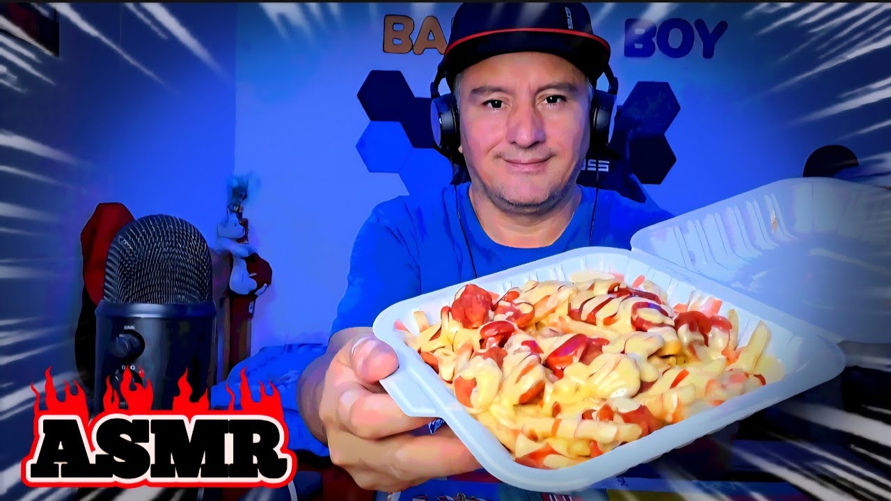 ASMR Como son las SALCHIPAPAPAS de mi Barrio.