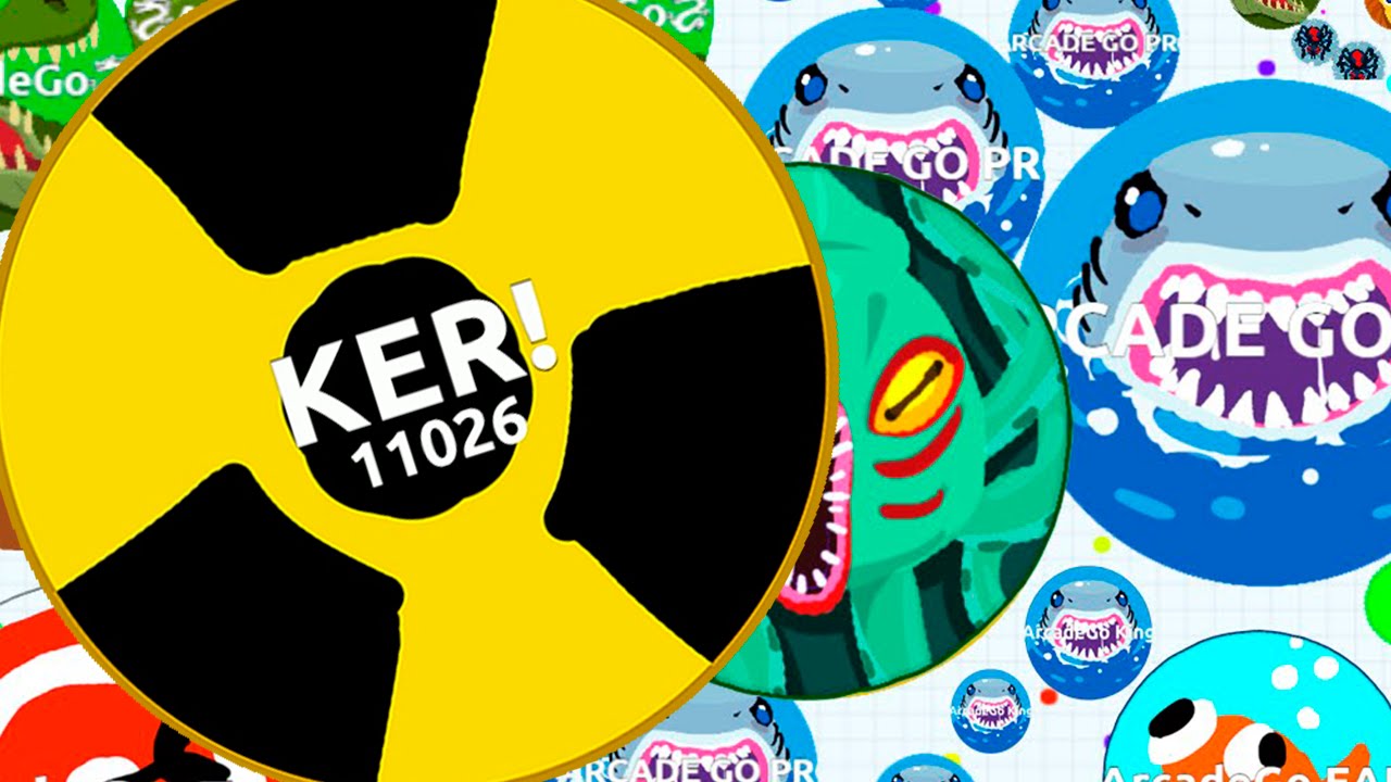 AGAR.IO | TREMENDA HINCHADA! NUCLEAR ( ͡° ͜ʖ ͡°)