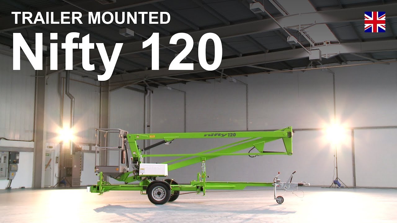 Nifty 120 Product Video | Trailer Mounted Cherry Picker from Niftylift