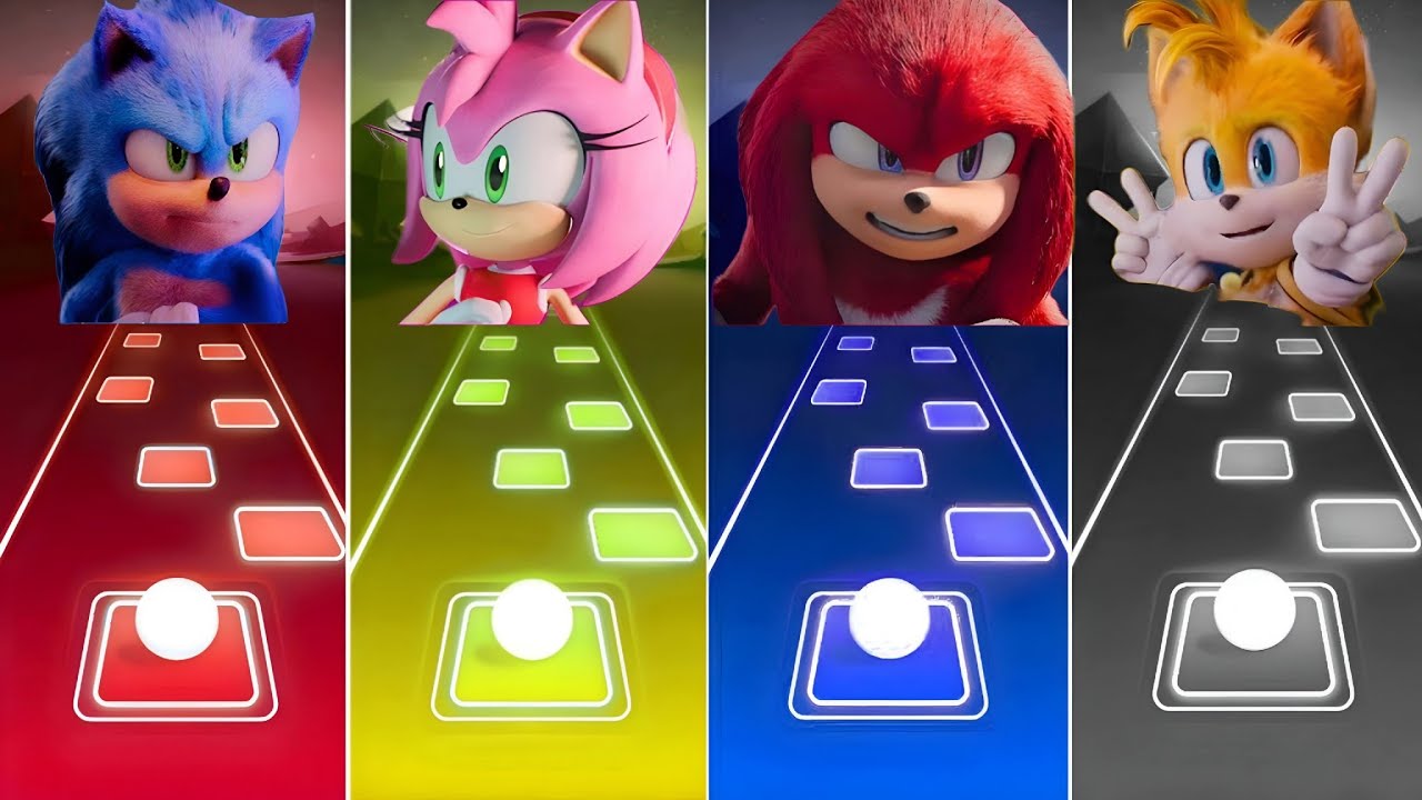 🔴 Sonic SUPER 😱OTHER HEDGEHOG 3 Tiles Hop 🎯 Cedm rush 🟢 #86