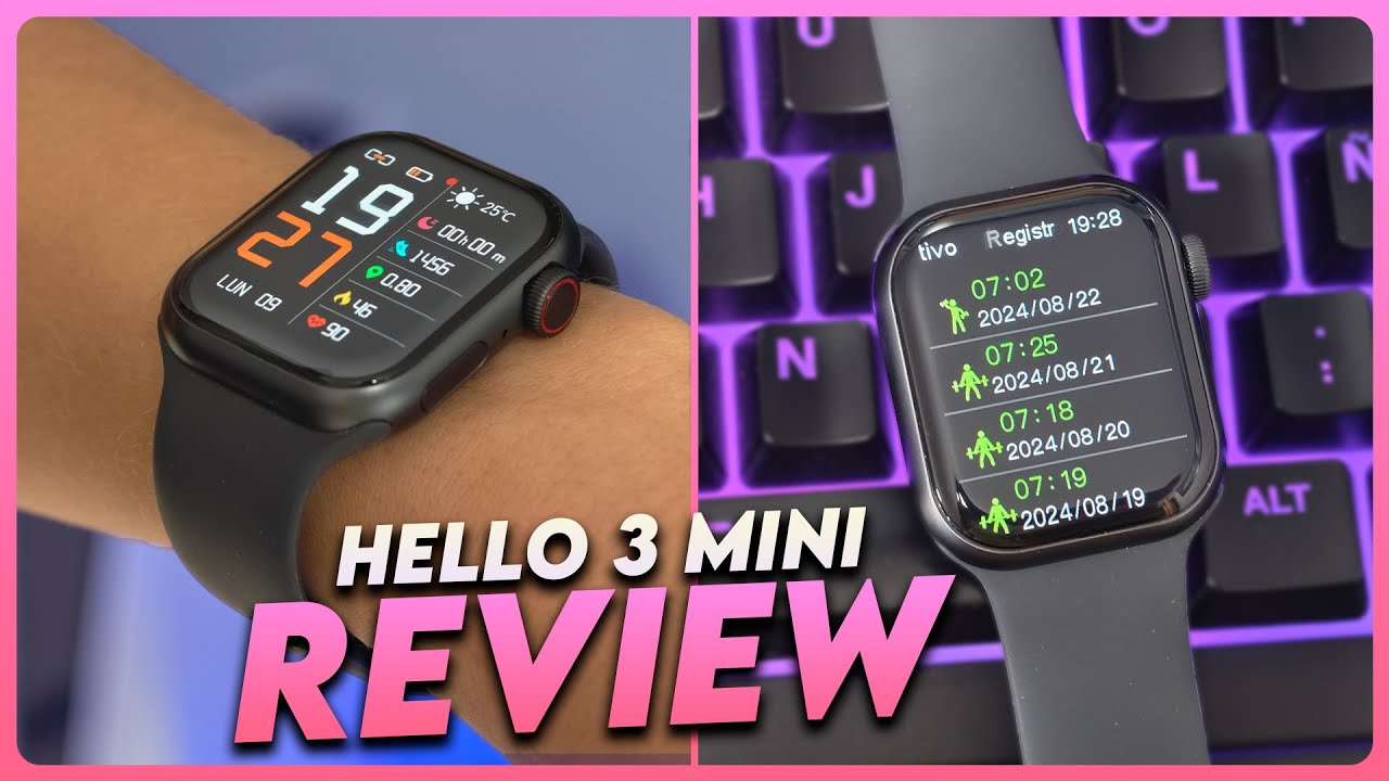 El SMARTAWTCH de 20€ de ALIEXPRESS casi PARA TODO | Hello 3 MINI review
