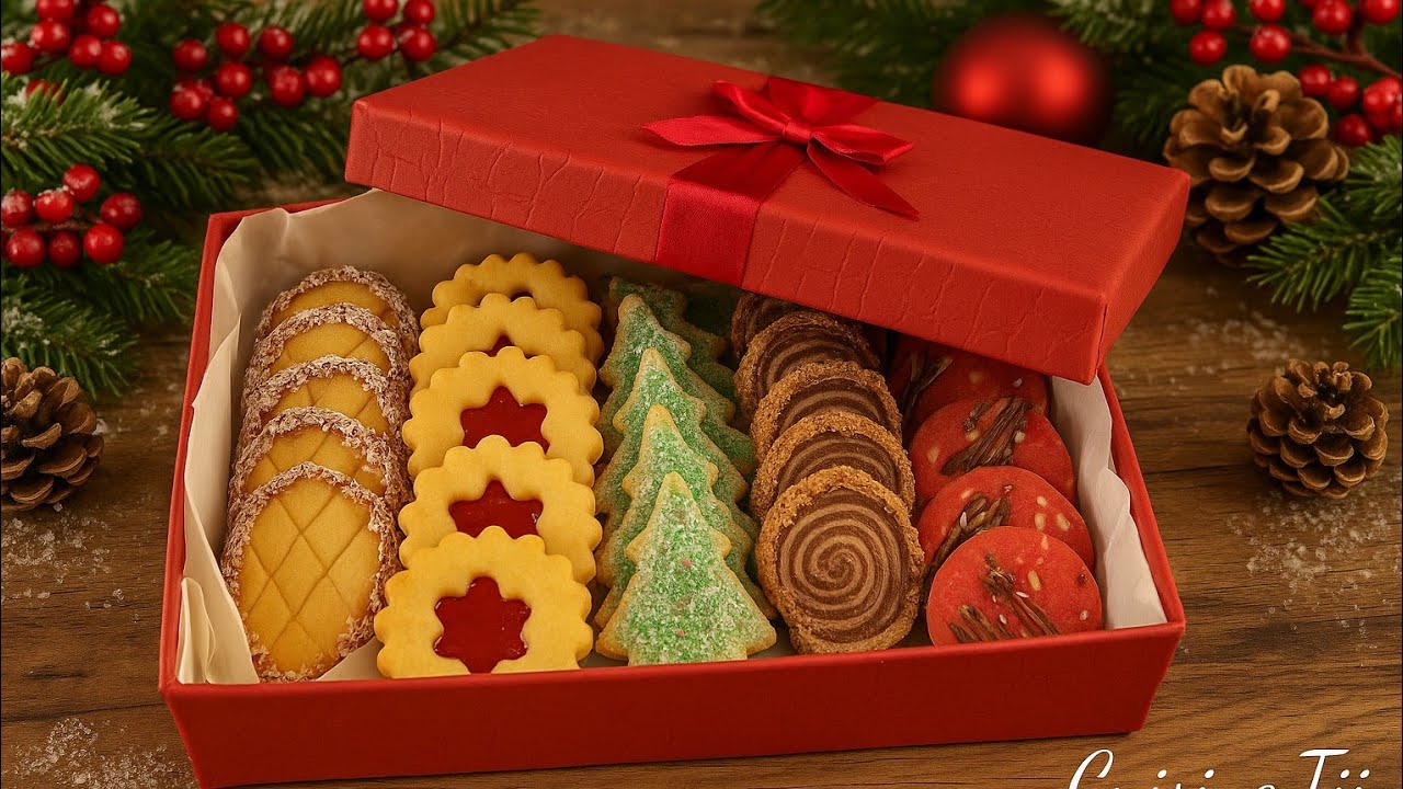 « Une seule pâte, 4 variétés de sablés irrésistibles pour les fêtes »