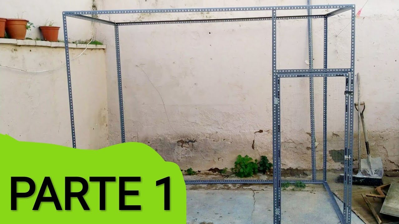 COMO HACER una VOLADERA GRANDE para PÁJAROS (Parte 1) | Aviario Aviachy