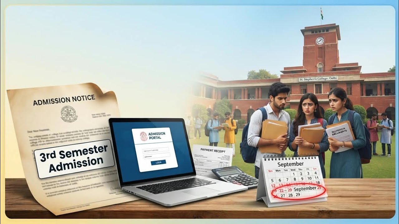 B.A/B.Sc/B.Com 3rd Semester Admission 2026 | Apply Online Before 29 September | Important Update.