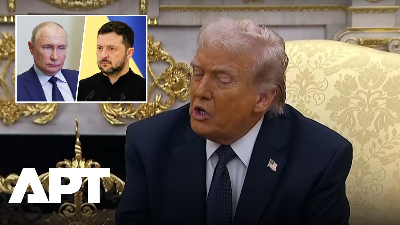 Трамп заявляет, что «ненависть» между Путиным и Зеленским достигла «крайне масштабных масштабов»,...