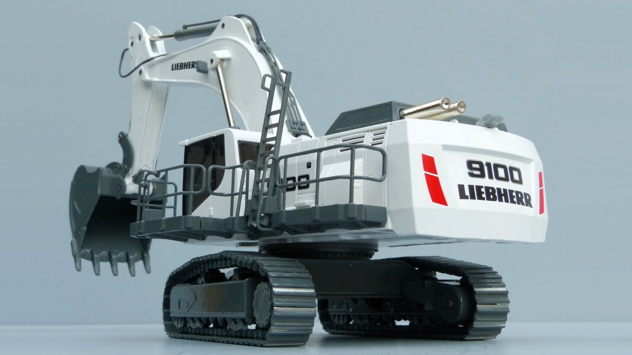 Conrad Liebherr R 9100 Mining Excavator by Cranes Etc TV