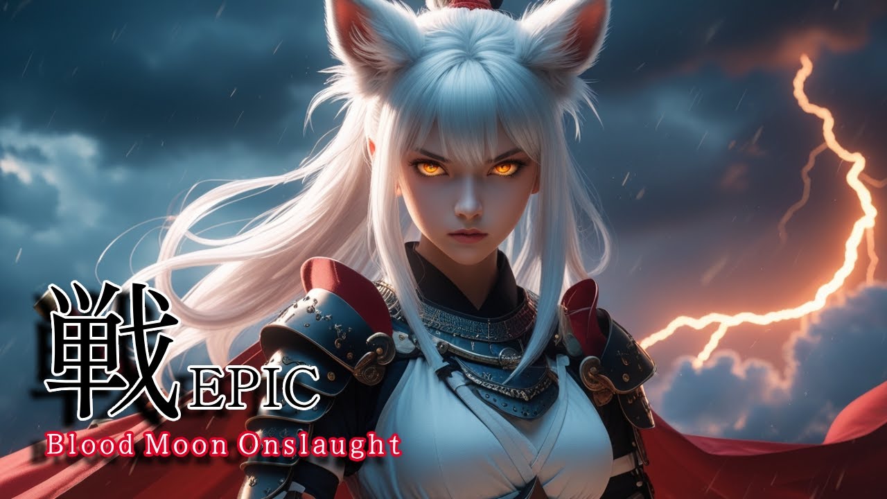 Epic Japanese Music ⚔ Blood Moon Onslaught | Taiko & Shamisen Storm