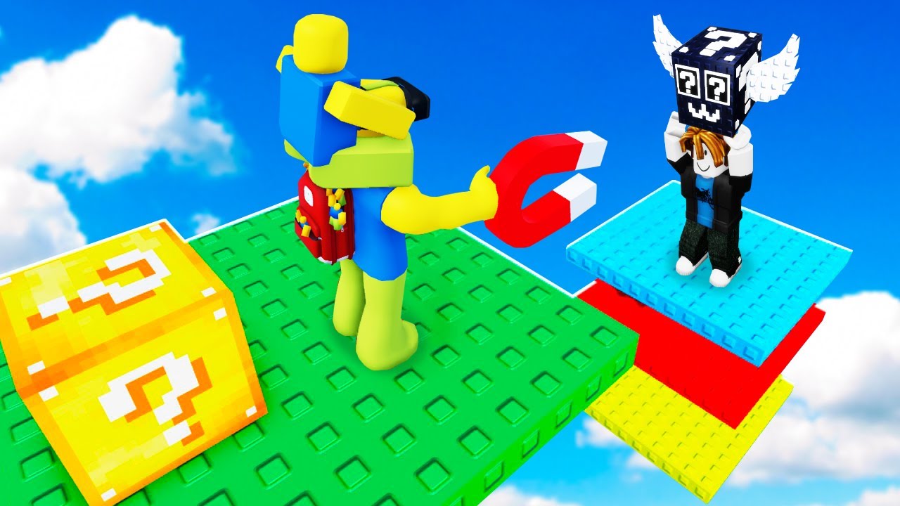 ENTRÉ A LA TORRE TROLL LLENA DE LUCKY BLOCKS en Roblox