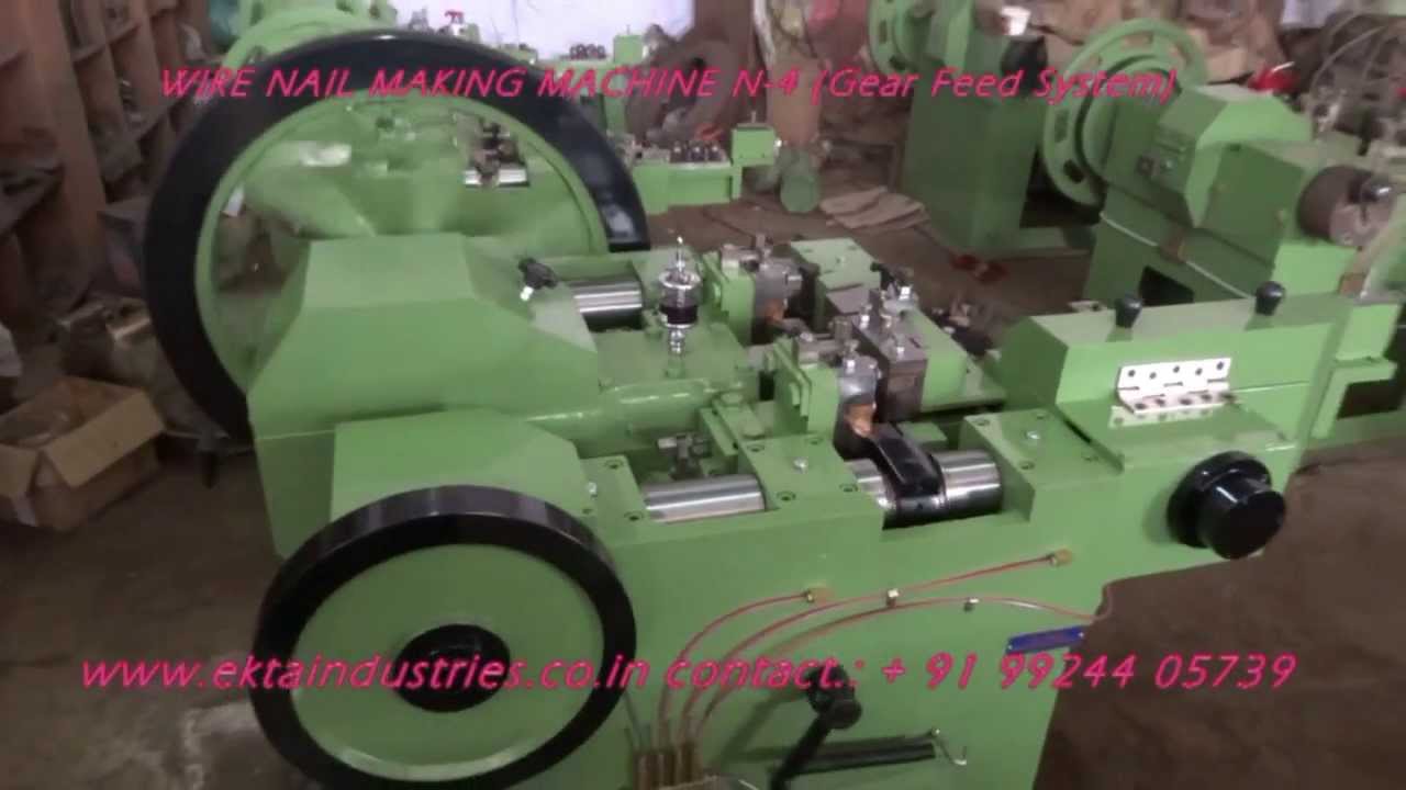 Wire Nail Making Machine Gear Feed System