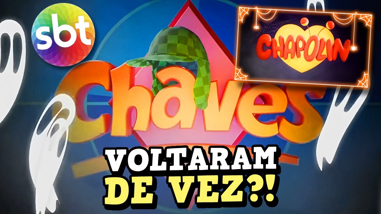 Chaves e Chapolin VOLTAM ao SBT com PROGRAMAÇÃO de HALLOWEEN!! 👻