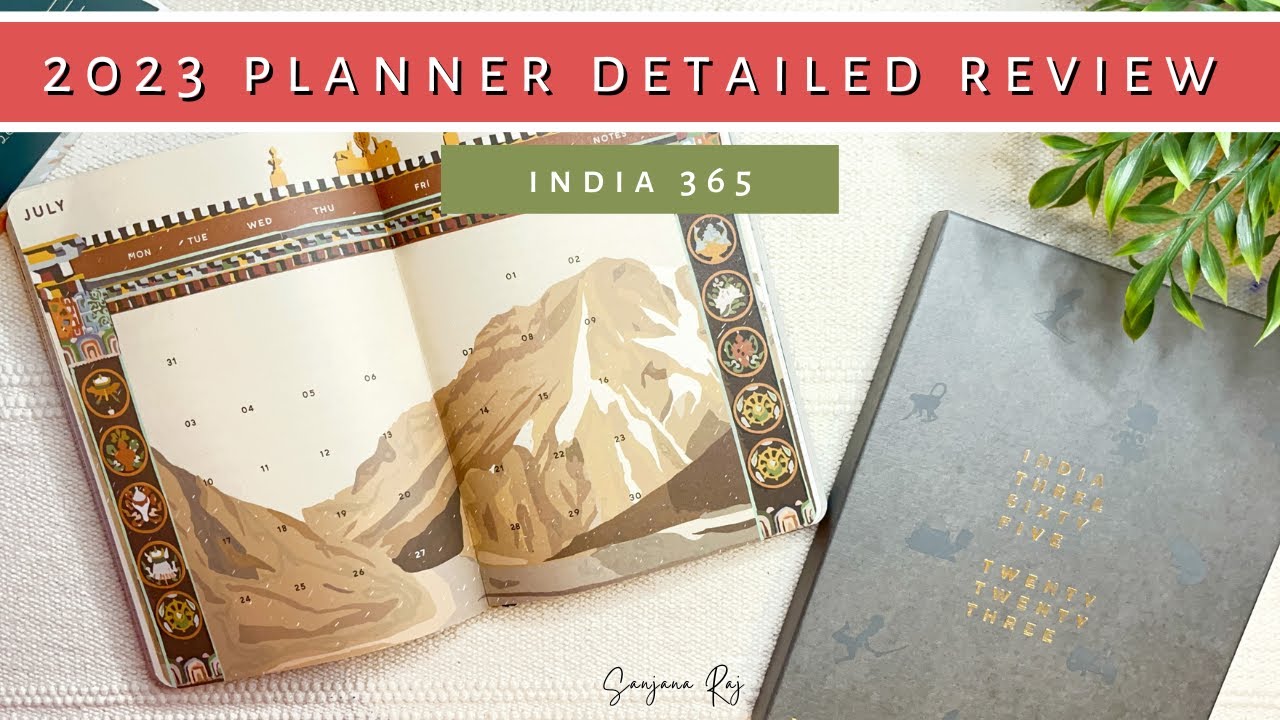 India 365 Planner | myPaperClip 2023 Planner India | Detailed & Honest Review | Sanjana Raj