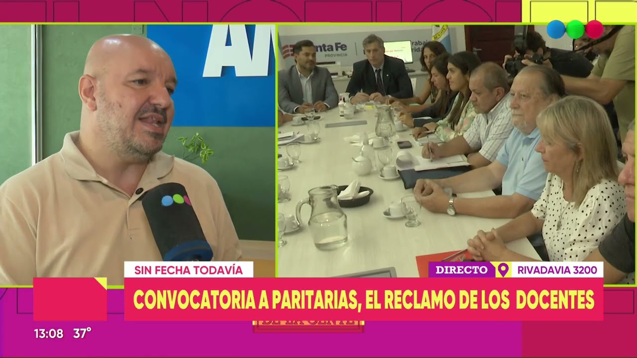 Los docentes reclaman la convocatoria a paritarias