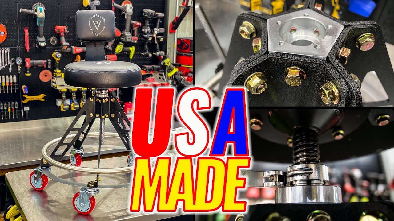 Сделано в США | Стул Vyper — лучший табурет для магазина, который вы когда-либо покупали! [Увелич...