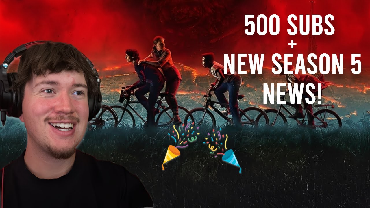 Reacting to Stranger Things 5 Trailers, Posters, & More (500 Subscriber Livestream!)