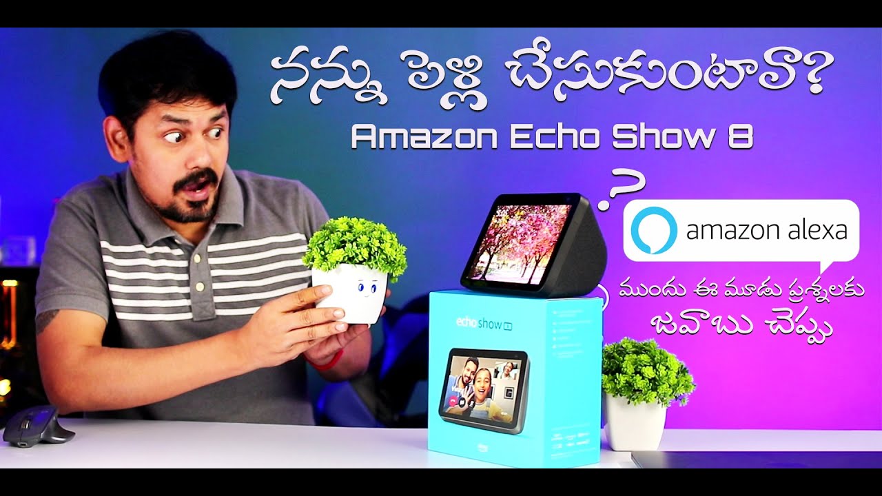 Amazon Echo Show 8 (2nd Gen, 2021 Release) with 13 MP Camera || Bring out Alexa's sense of humor