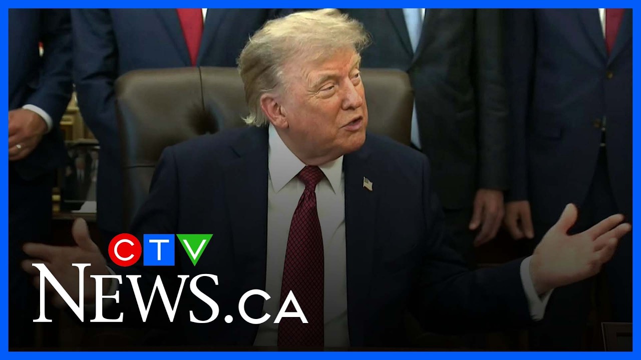 &laquo;Думаю, я выберу дым&raquo;: Трамп обсуждает пошлины из-за мексиканского салата и канадского лесного дыма