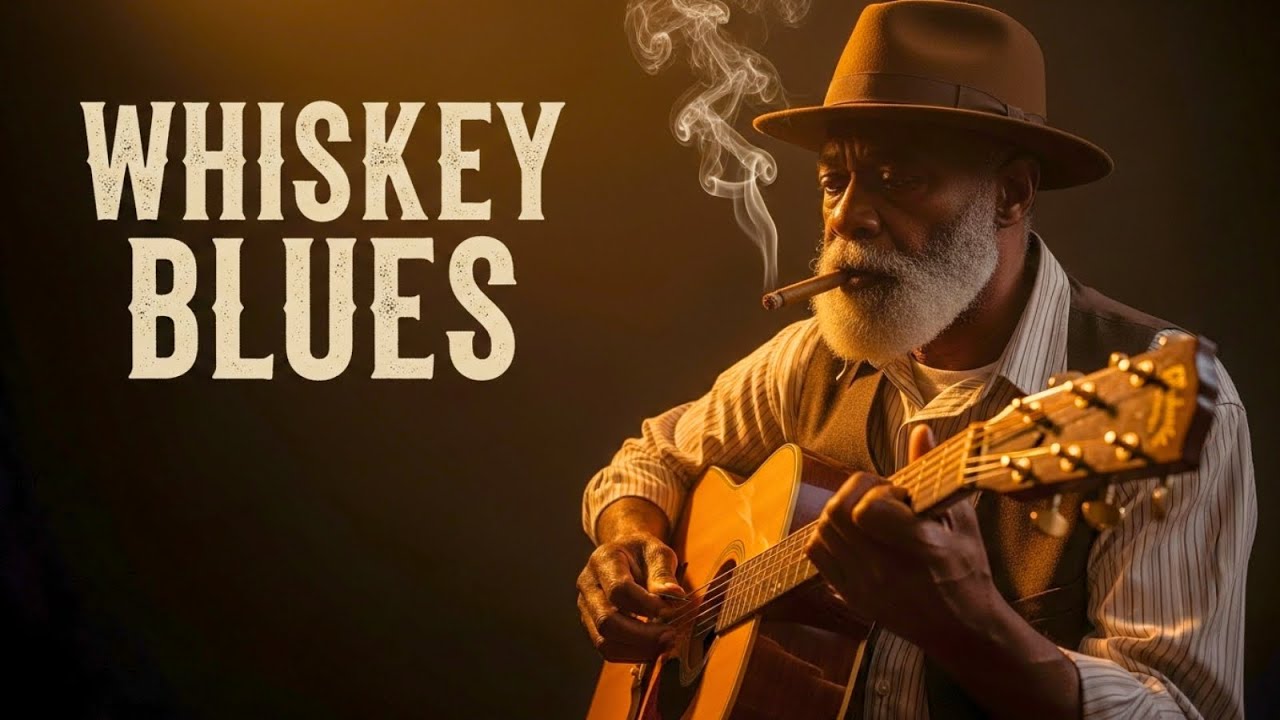 Relaxing Whiskey Blues Music 🎸 Broken Strings, Lonely Roads & Smoky Nights 🎶🔥 Best Blues Ever