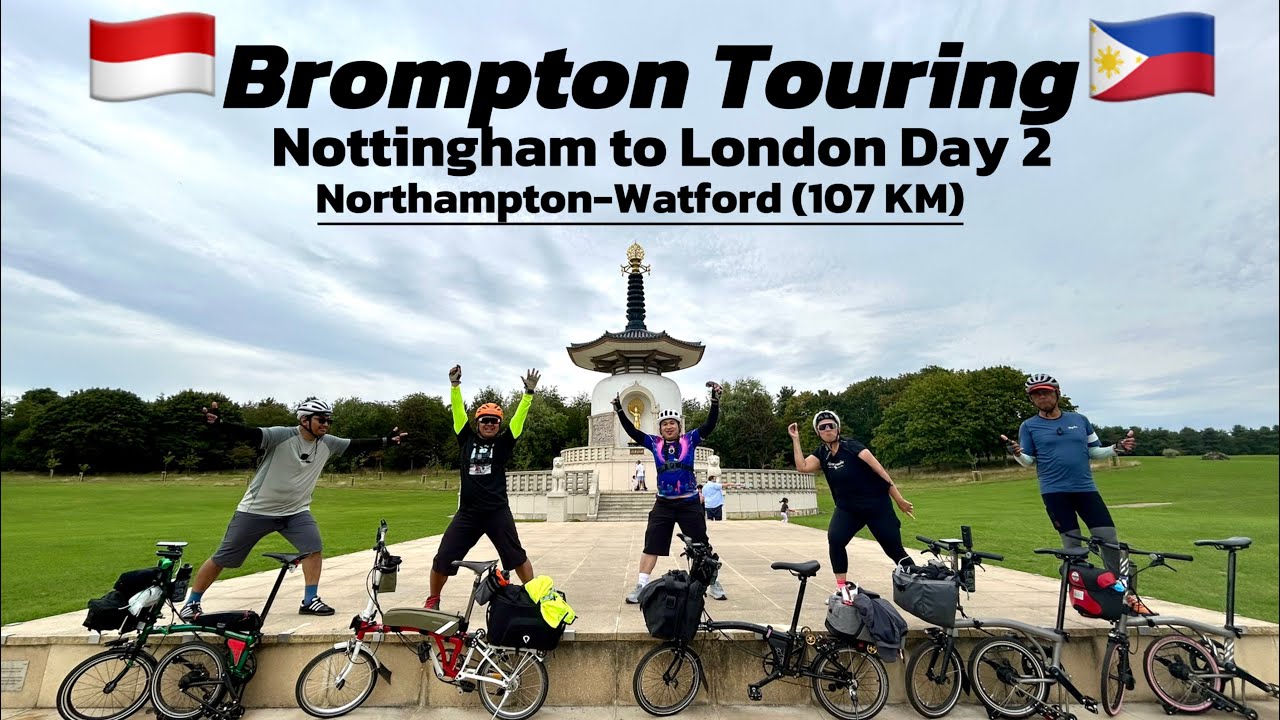 Nottingham to London by Brompton Folding Bike - Day 2: Northampton to Watford (107 KM)