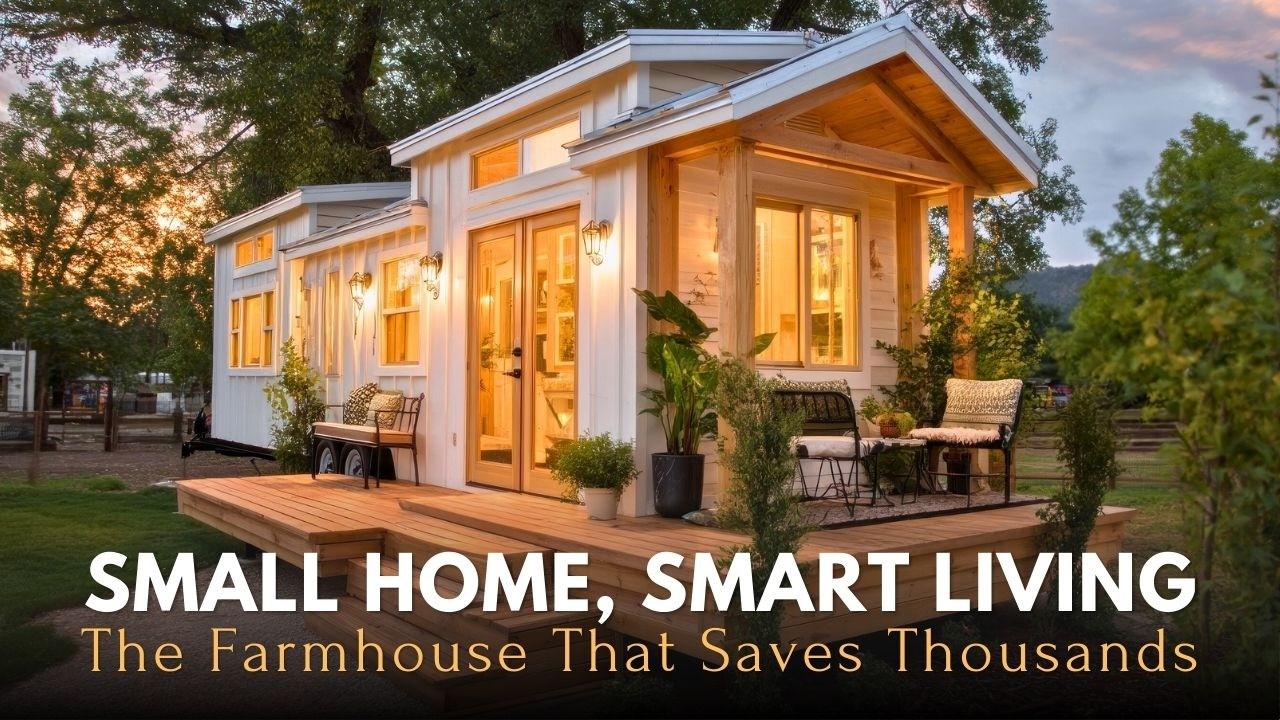 High-End Tiny Farmhouse That Saves Thousands in Living Costs