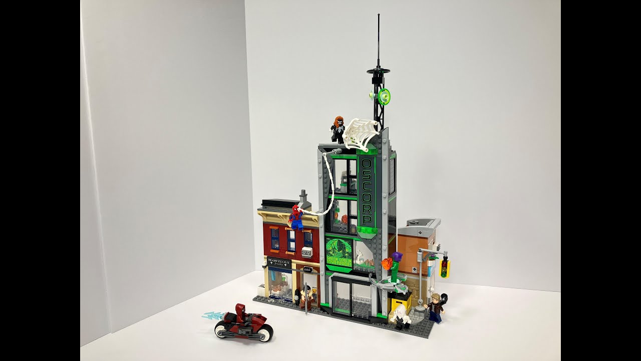 LEGO Marvel 76324 Spider Man vs. Oscorp Speed Build