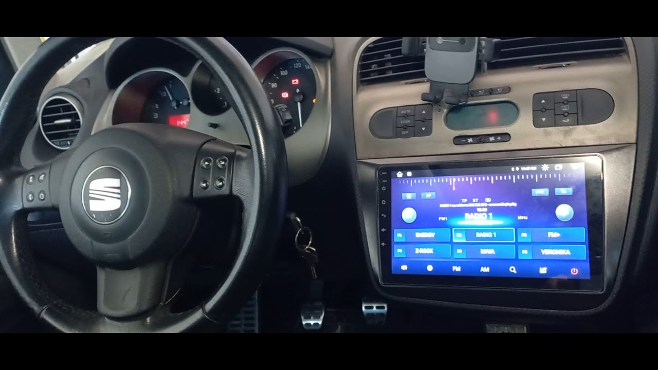 Как установить автомобильный мультимедийный  Android 12 и настройку декодера Canbus на Seat Altea