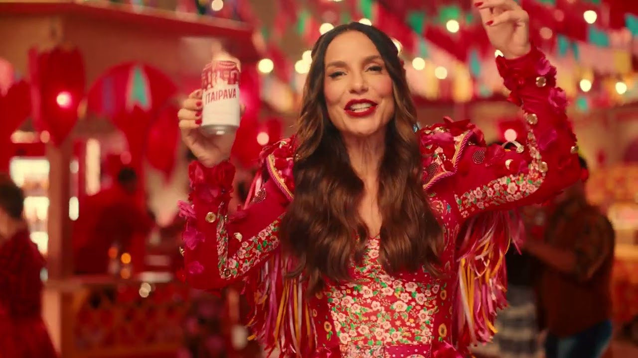 Comercial da cerveja Itaipava para o São João 2024, com a embaixadora da marca,  @IveteSangalo
