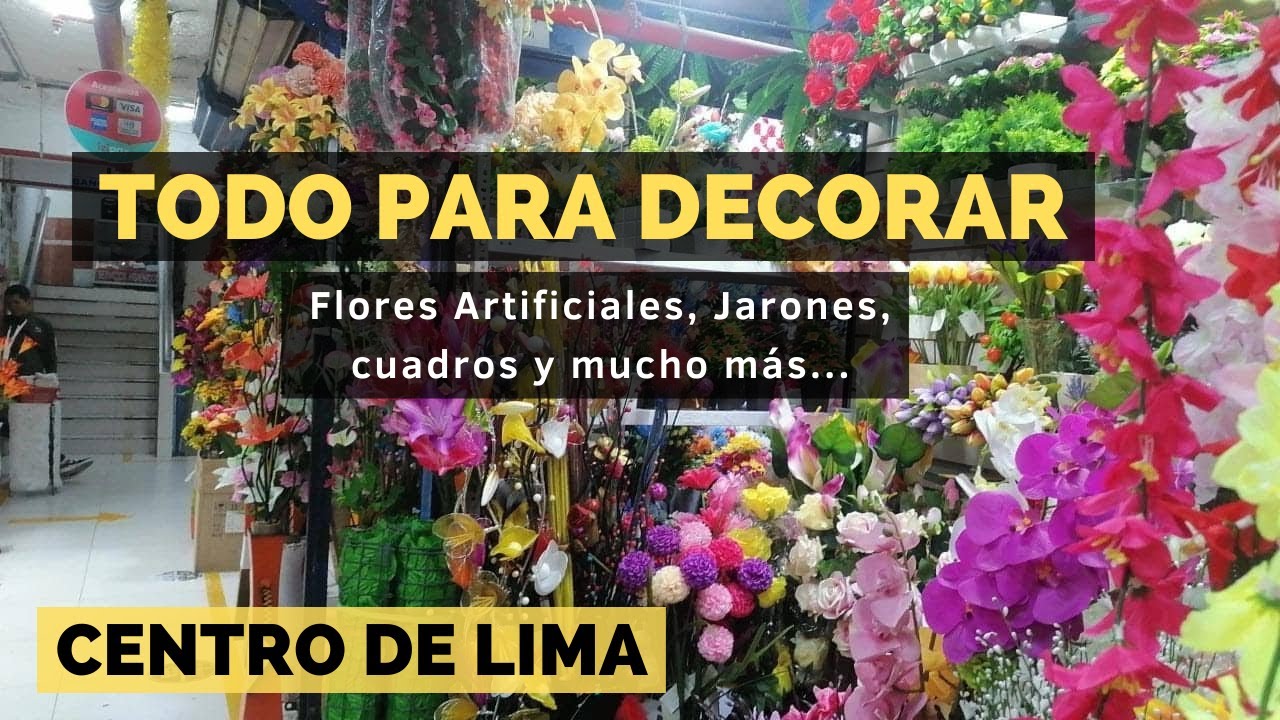Todo para DECORACIÓN en el CENTRO de LIMA - HOGAR & OFICINA - Flores ARTIFICIALES