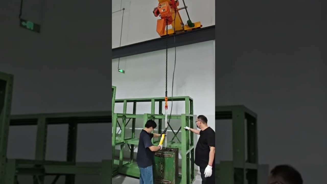 2 Ton Electric Chain Hoist Crane for Die Handling, Ecocnomical and Powerful Single Girder Eot Crane