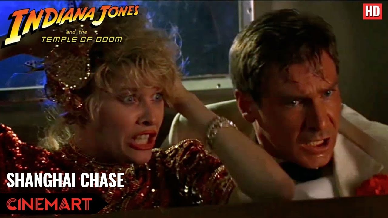 INDIANA JONES AND THE TEMPLE OF DOOM (1984) | Shanghai Chase | Shanghai Escape Scene HD
