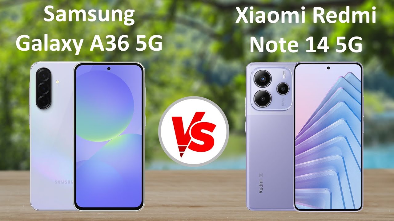 Samsung Galaxy A36 5G vs Xiaomi Redmi Note 14 5G