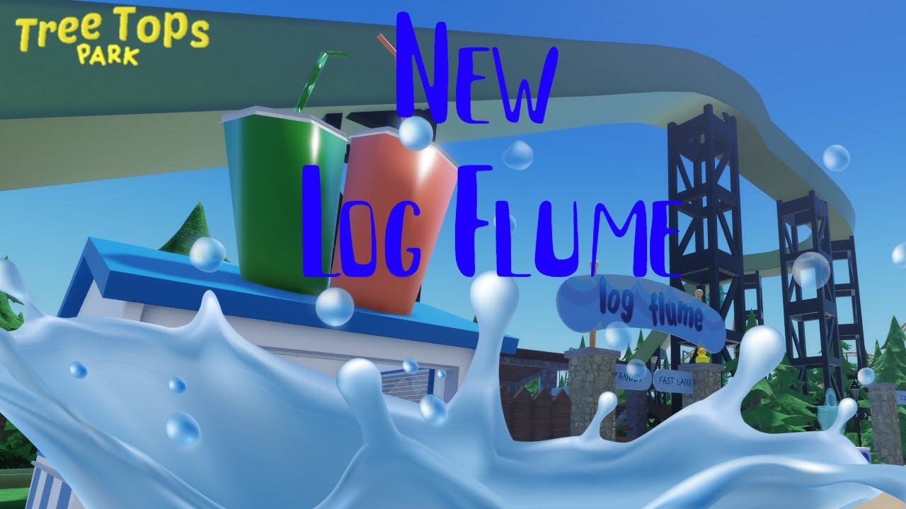 NEW || Tree Tops Theme Park | Log Flume
