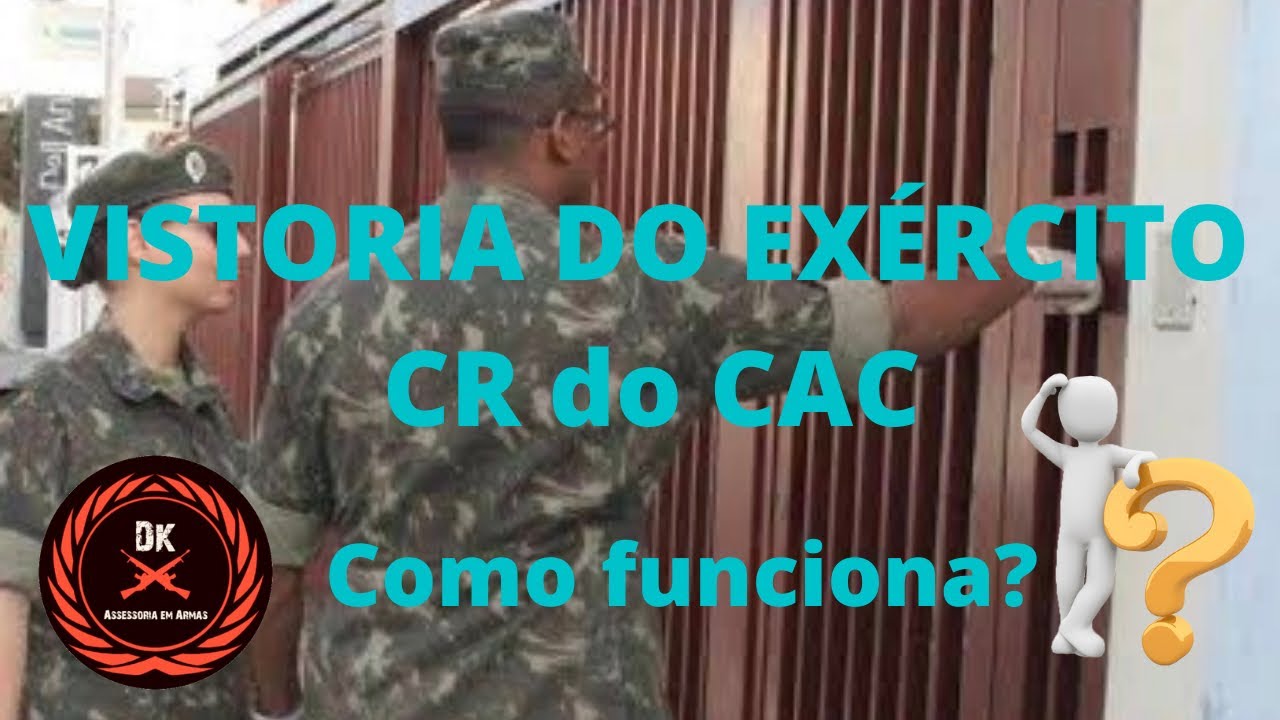 Vistoria do exército - CR do CAC 2022