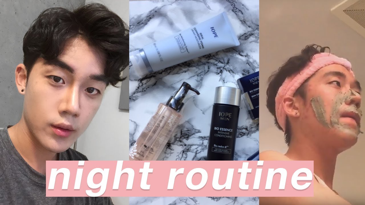 RELAXING NIGHT ROUTINE + IOPE SKINCARE REGIME | Brute Choi