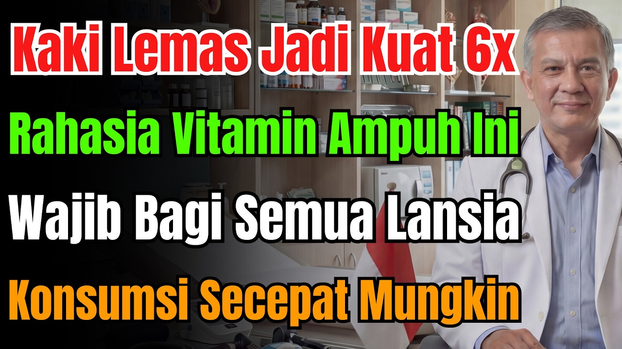 Dokter Terkejut! Vitamin Ini Kuatkan Kaki serta Hentikan Kram Pada Lansia Secara Efektif