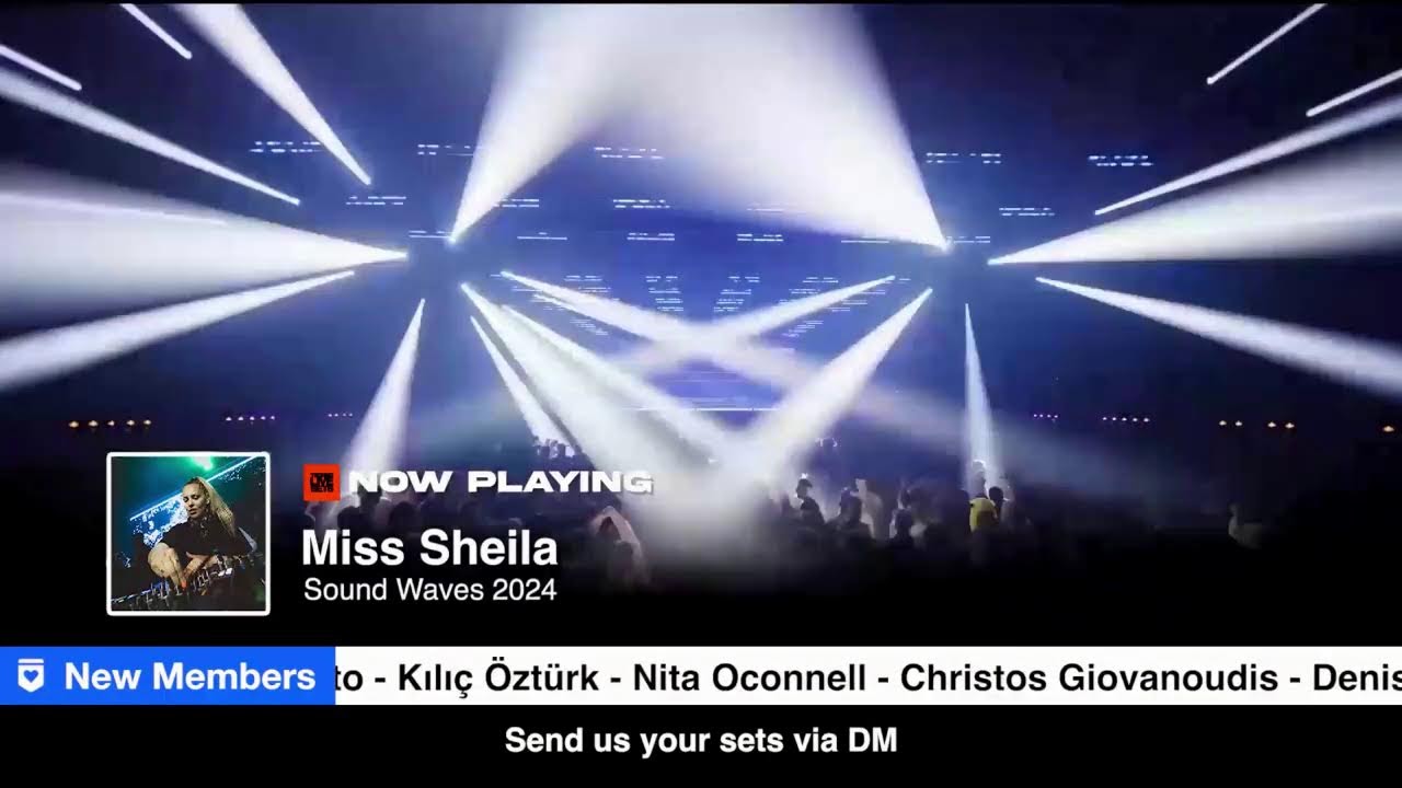 #Techno DJ Mix set by Miss Sheila - Sound Waves 2024