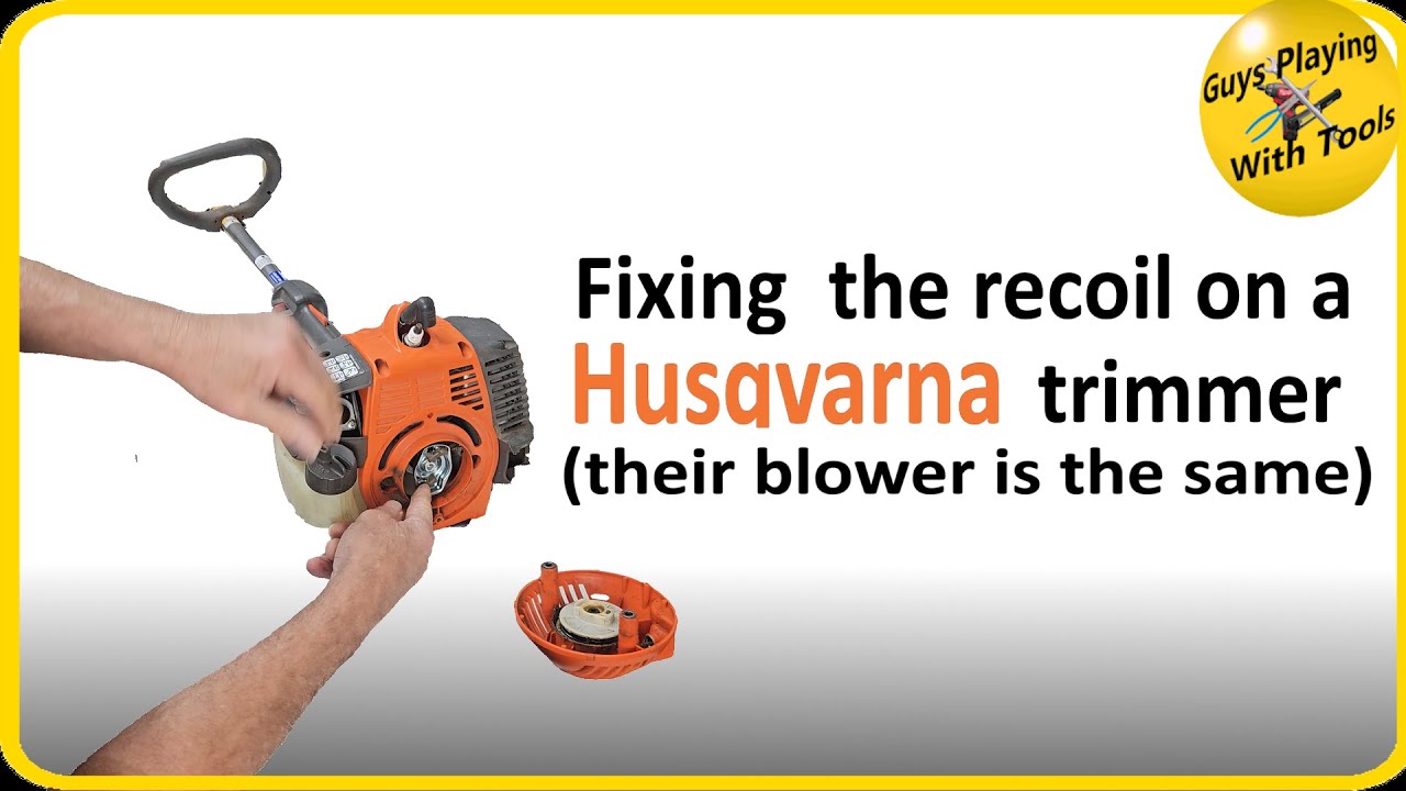 Ремонт механизма отдачи у Husqvarna — это одна из самых простых задач.