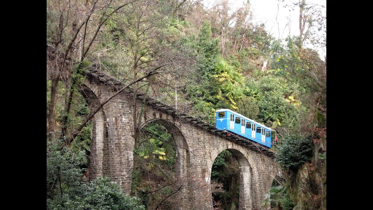 Funicolare Locarno Madonna del Sasso Bergfahrt 2021 - Standseilbahn funicolare funicular Switzerland