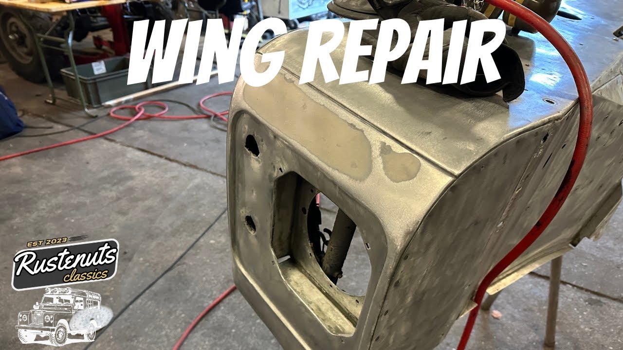 Series 3 Land Rover body panel repair and Primer | Bob's Restoration - Part 51