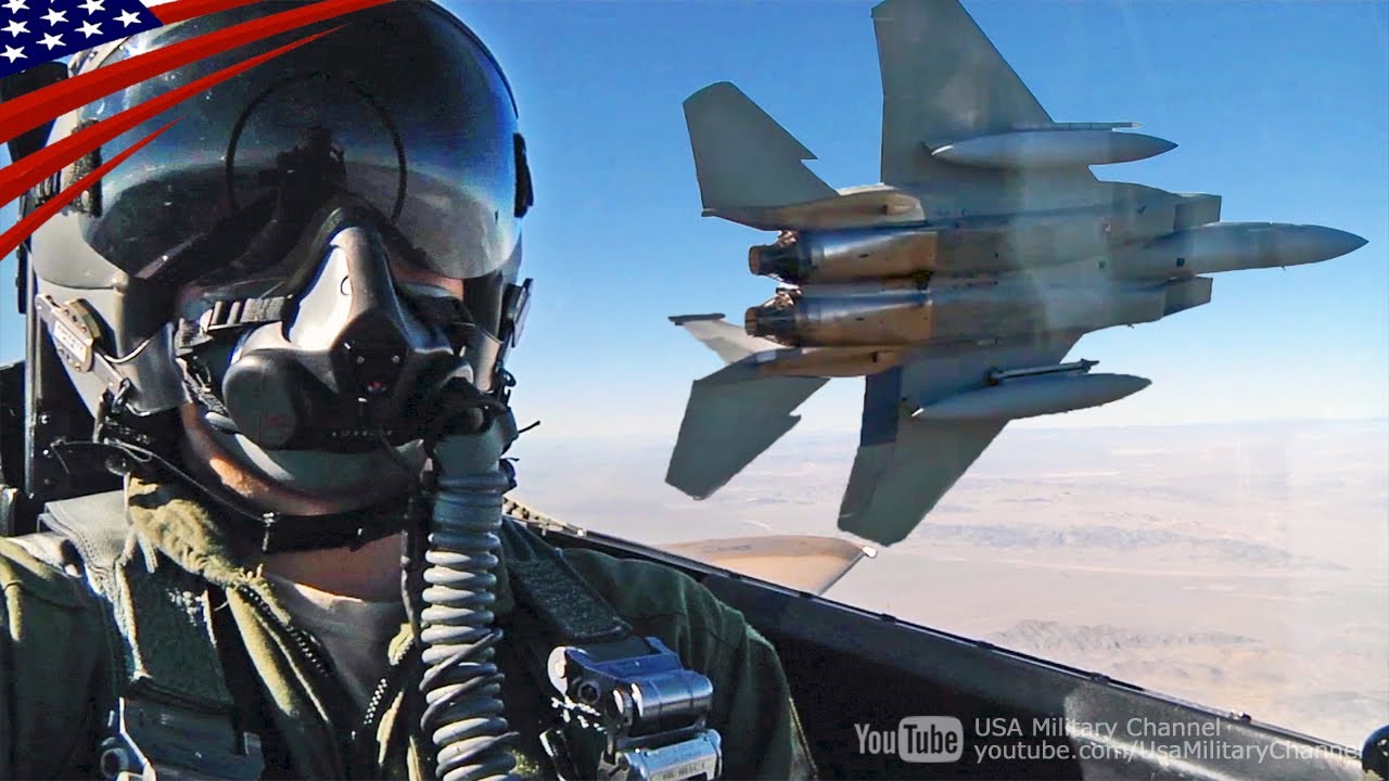 すごい迫力のF-15イーグル戦闘機【コックピット映像】