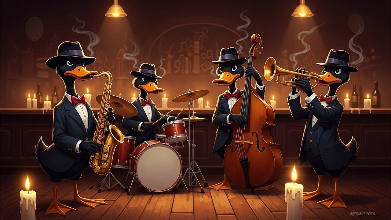 Energetic Black Duck Jazz: Fast Paced Swing for Cleaning the House