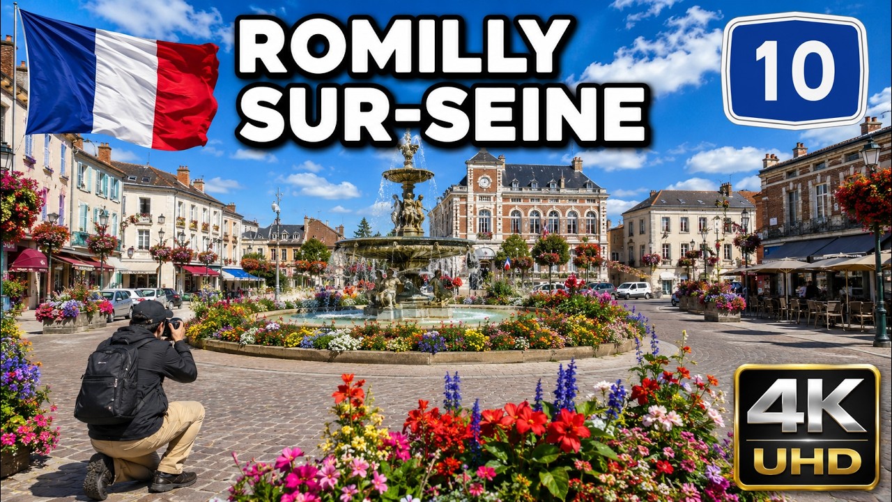 Romilly sur Seine (10) [4k]  51eme Video - La beauté de l'Aube