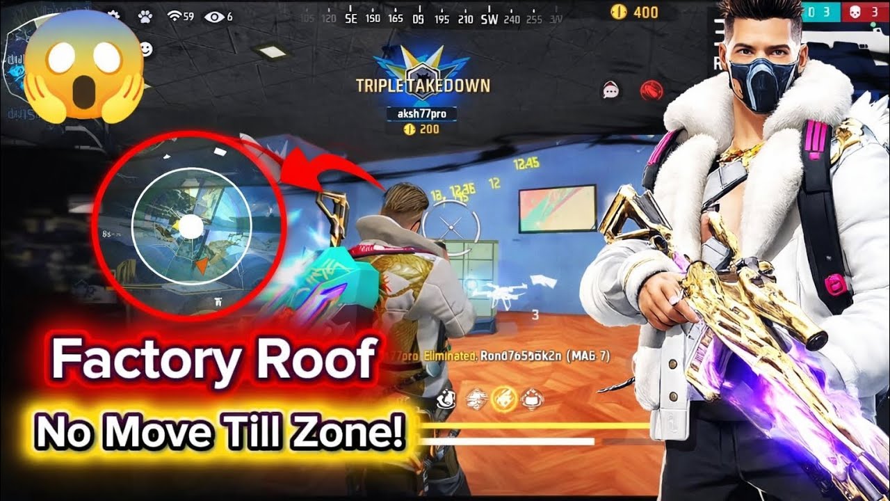 “Can I Survive On Factory Roof? 😳🔥