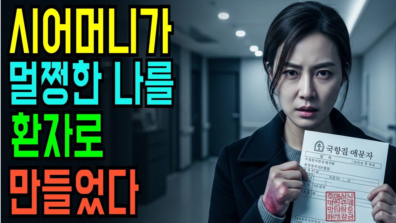 시어머니가 멀쩡한 나를 환자로 만들었습니다｜이건 병이 아니었습니다