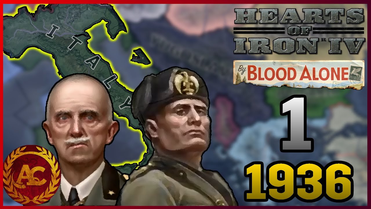 L'OMBRA DEL RE || HEARTS OF IRON IV BY BLOOD ALONE || ITALIA #1