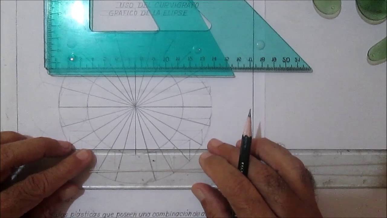 DIBUJO TÉCNICO - INSTRUMENTOS - USO DEL CURVIGRAFO