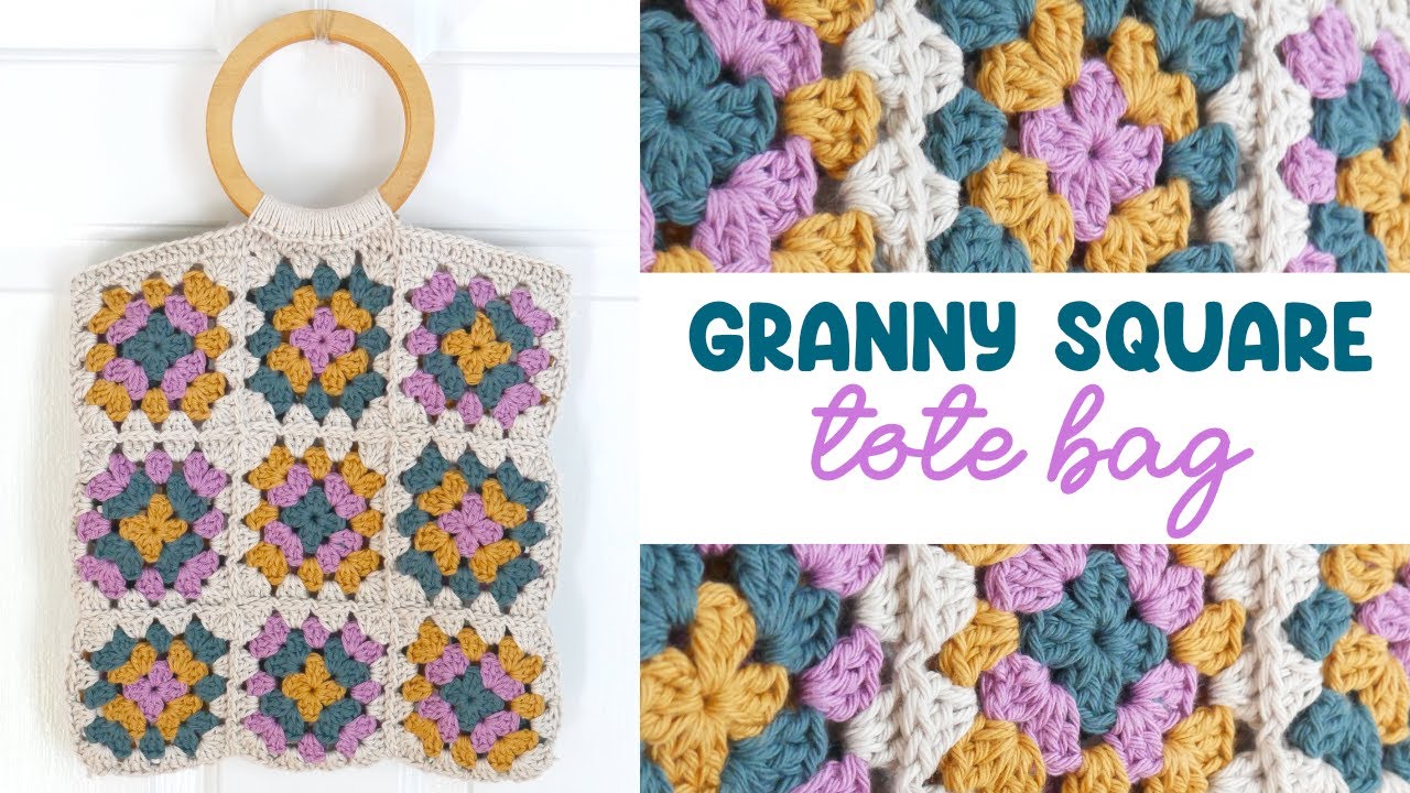 Beautiful SUMMER CROCHET Bag! (Granny Square Tote Bag)